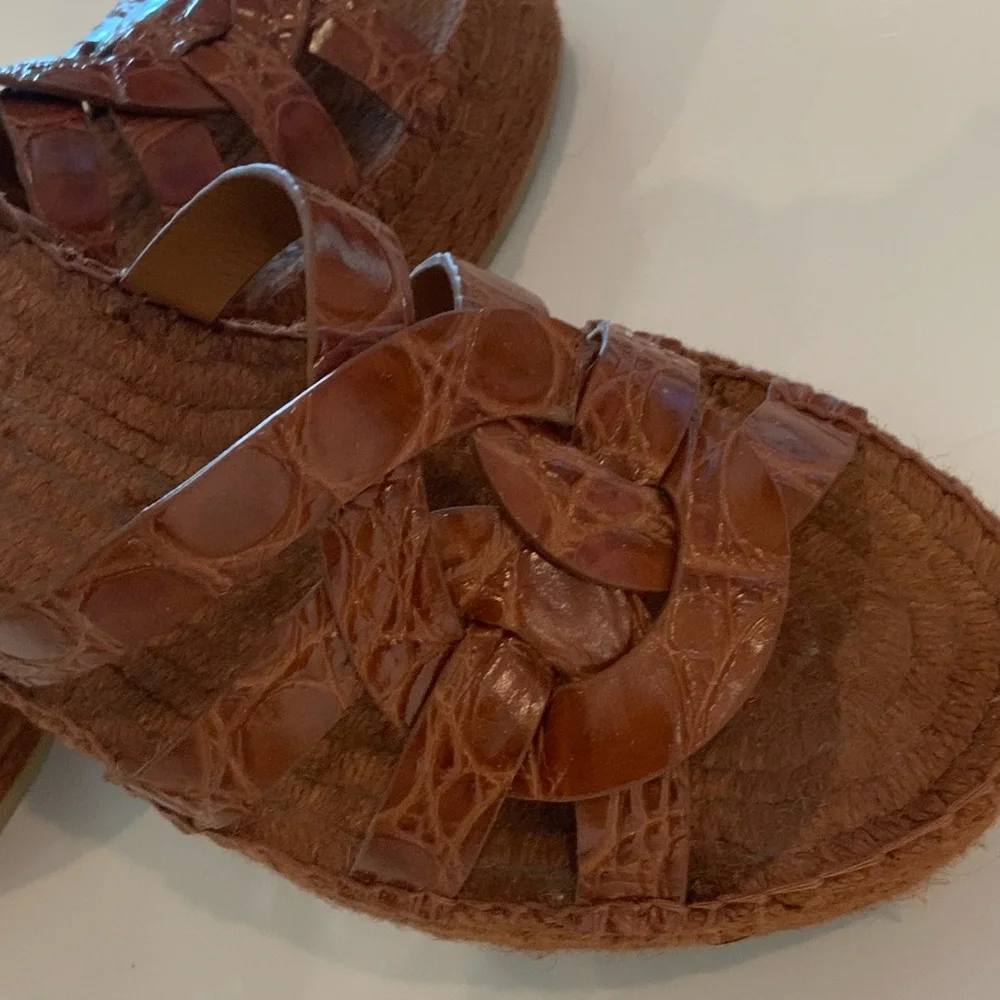 Robert Clergerie Brown Platform Sandals